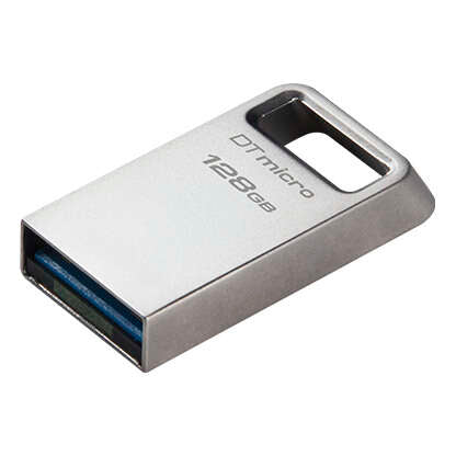 Kingston Technology - DataTraveler Micro unidad flash USB 128 GB USB tipo A 3.2 Gen 1 (3.1 Gen 1) Plata