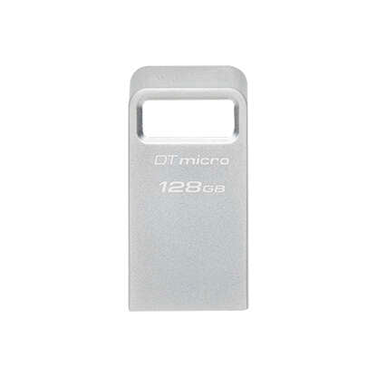 Kingston Technology - DataTraveler Micro unidad flash USB 128 GB USB tipo A 3.2 Gen 1 (3.1 Gen 1) Plata