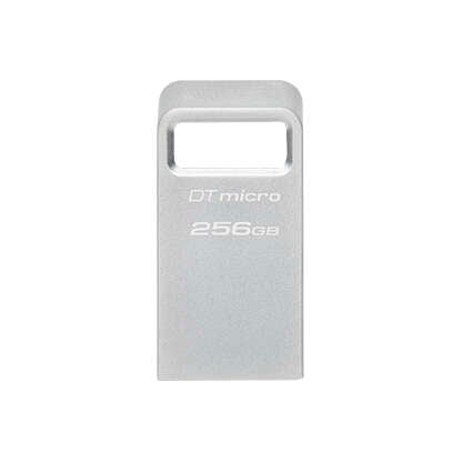 Kingston Technology - DataTraveler Micro unidad flash USB 256 GB USB tipo A 3.2 Gen 1 (3.1 Gen 1) Plata