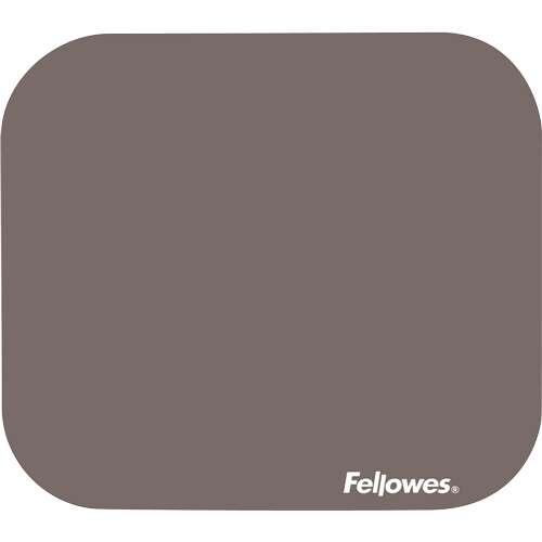 Fellowes Alfombrilla Premium - Base de Goma Antideslizante - Superficie de Poliester - 23.2x19.9cm - Color Gris 1 pieza(s)