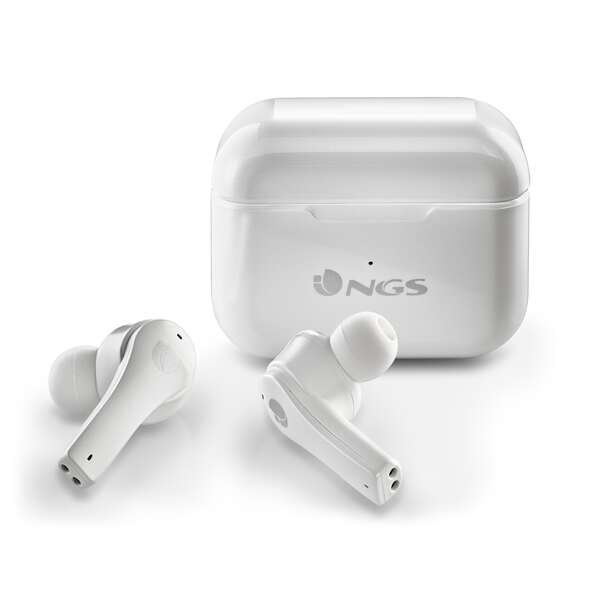 NGS Artica Bloom White Auriculares Intrauditivos Bluetooth 5.1 TWS - Manos Libres - Asistente de Voz - Autonomia hasta 7h - Base de Carga 1 pieza(s)