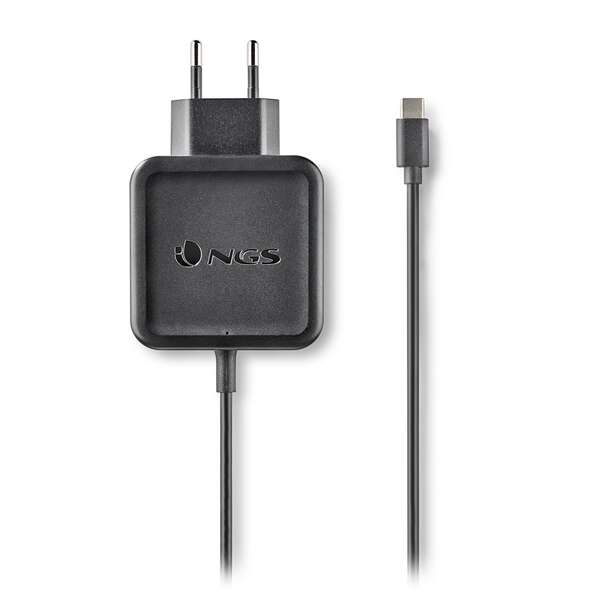 NGS Cargador Universal de Pared para Portatil USB-C 45W - Carga Rapida - Cable de 1.50m 1 pieza(s)