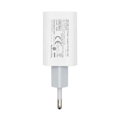 AISENS - Cargador USB-C P?3.0 1 Puerto 1x USB-C 20 W  Blanco