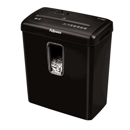 Fellowes P-30C Destructora de Papel Manual Corte en Particulas - Destruye hasta 6 Hojas - 15L - Color Negro 1 pieza(s)