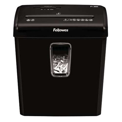 Fellowes P-30C Destructora de Papel Manual Corte en Particulas - Destruye hasta 6 Hojas - 15L - Color Negro 1 pieza(s)