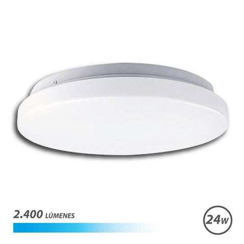 Elbat Aplique Redondo de Techo LED 24W 2400lm - 6500K Luz Fria - Diametro 35cm 1 pieza(s)