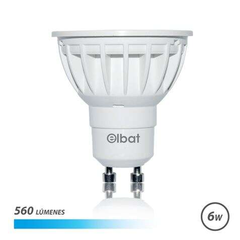 Elbat Bombilla LED GU10 6W 560lm - 6500K Luz Fria 1 pieza(s)