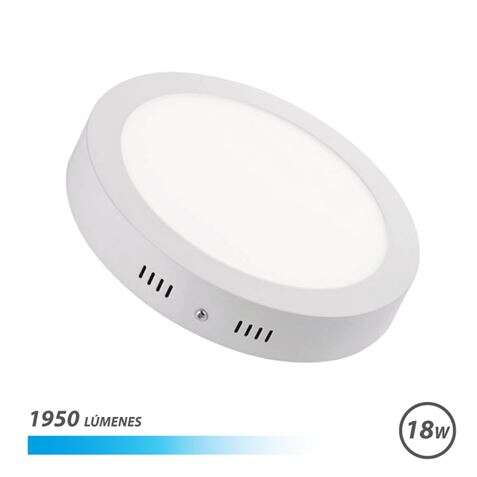 Elbat Downlight de Pared LED 18W 1950lm - Forma Circular 225mm - 6500K Luz Fria 1 pieza(s)