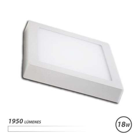 Elbat Downlight de Pared LED 18W 1950lm - Forma Cuadrada 225mm - 4000K Luz Blanca 1 pieza(s)