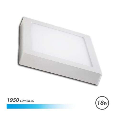 Elbat Downlight de Pared LED 18W 1950lm - Forma Cuadrada 225mm - 6500K Luz Fria 1 pieza(s)