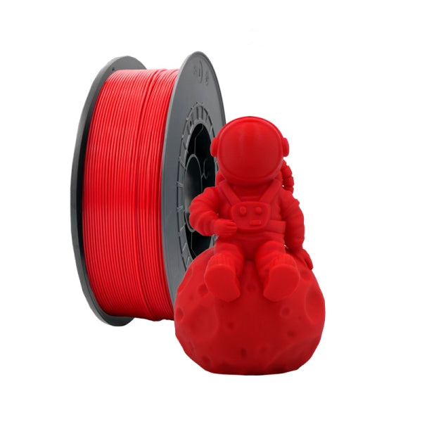 Filamento 3D PLA - Diametro 1.75mm - Bobina 1kg - Color Rojo Tintasmurcia.com