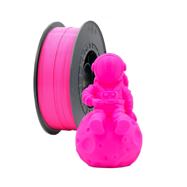 Filamento 3D PLA - Diametro 1.75mm - Bobina 1kg - Color Rosa Fluorescente Tintasmurcia.com