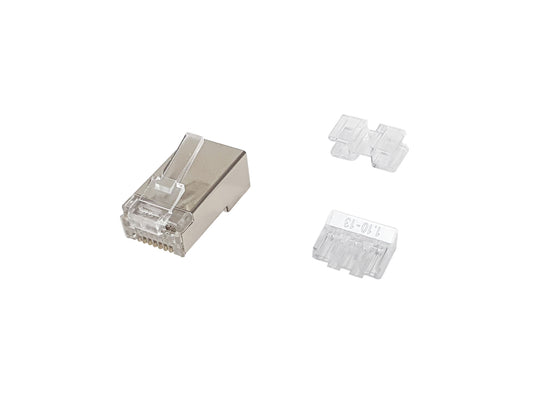 Equip - 121147 conector RJ-45 Acero satinado  Transparente