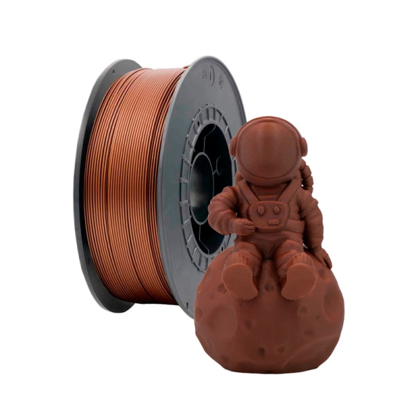 Filamento 3D PLA - Diametro 1.75mm - Bobina 1kg - Color Bronce Tintasmurcia.com