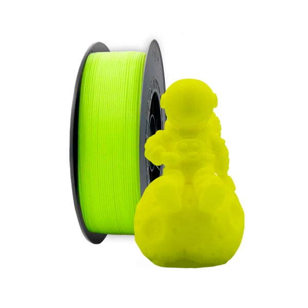 Filamento 3D PLA - Diametro 1.75mm - Bobina 1kg - Color Amarillo Fluorescente Tintasmurcia.com