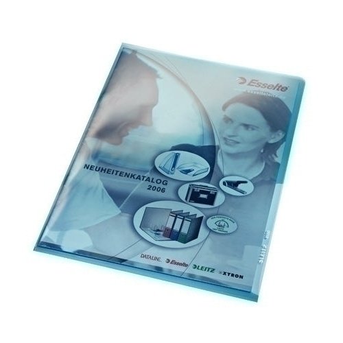 Leitz - DOSS.ANG.RECT.LEITZ PVC 150µ A4 AZUL