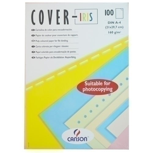 Canson - T.ENC.COVER-IRIS A4 CARTUL.BLANCO C/100