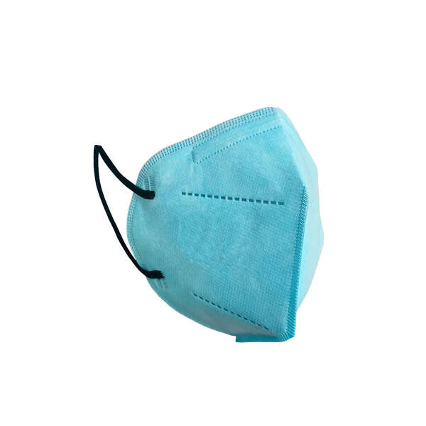 Agrupacion Salud Mascarillas FFP2 NR Clip Nasal Ajustable, Homologadas CE 0161 CAT III, Normativa UNE-EN 149:2001+A1:2009 FFP2, Color Celeste (Precio unidad suelta)