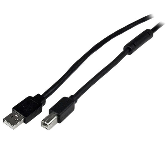 StarTech.com - Cable 20 Metros 20m USB B Macho a USB A Macho Activo Amplificado USB 2.0 - Impresora