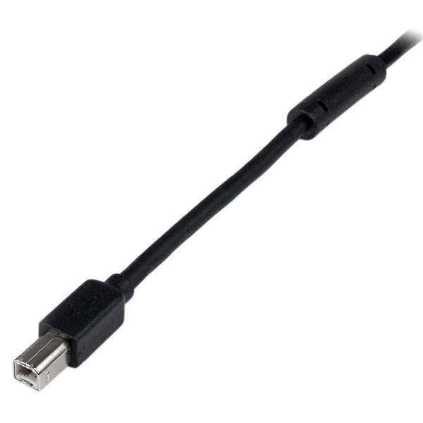 StarTech.com - Cable 20 Metros 20m USB B Macho a USB A Macho Activo Amplificado USB 2.0 - Impresora