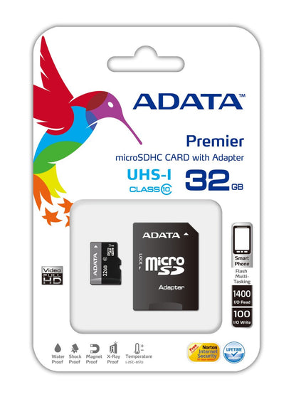 ADATA - Premier microSDHC UHS-I U1 Class10 32GB Clase 10