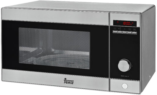 Teka - MWE 230 G Encimera Microondas con grill 23 L 800 W Negro  Acero inoxidable