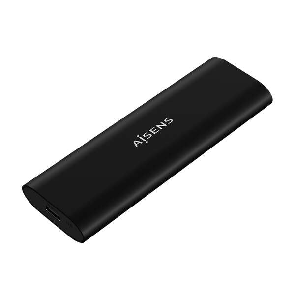 AISENS - Caja Externa M.2 (NGFF) ASM2-014B SATA/NVMe A USB3.1 Gen2  Negro