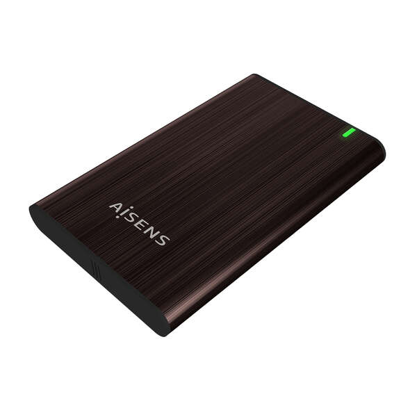 AISENS - Caja Externa 2.5" ASE-2525BWN 9.5 mm SATA A USB 3.0/USB 3.1 Gen1  Marron