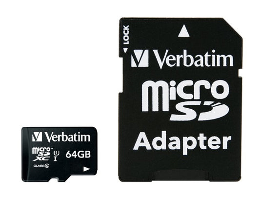 Verbatim - Premium 64 GB MicroSDXC Clase 10