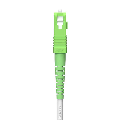 Aisens Cable Fibra Optica Latiguillo G657A2 3.0 9/125 SMF Simplex CPR Dca LSZH - SC/APC-SC/APC - 60m - Color Blanco 1 pieza(s)