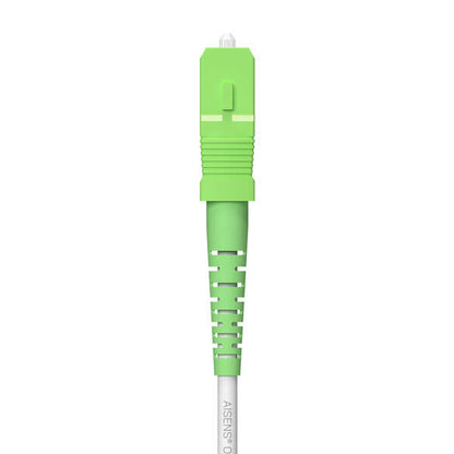 Aisens Cable Fibra Optica Latiguillo G657A2 3.0 9/125 SMF Simplex CPR Dca LSZH - SC/APC-SC/APC - 300m - Color Blanco 1 pieza(s)