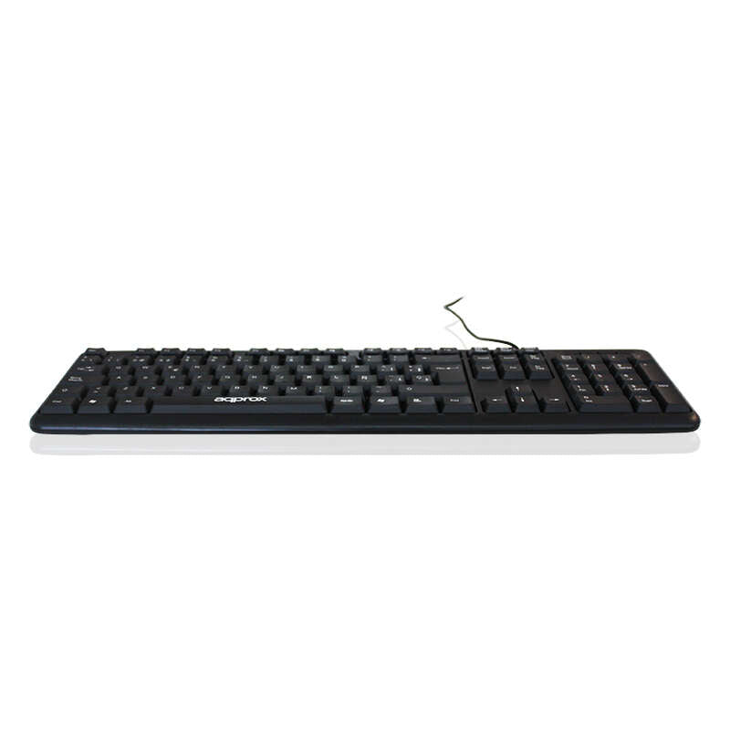 Approx - APPMX220 teclado Oficina USB QWERTY Español Negro