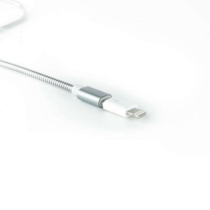 Nanocable - Adaptador Lightning a Micro USB  Lightning/M-Micro B/H Blanco