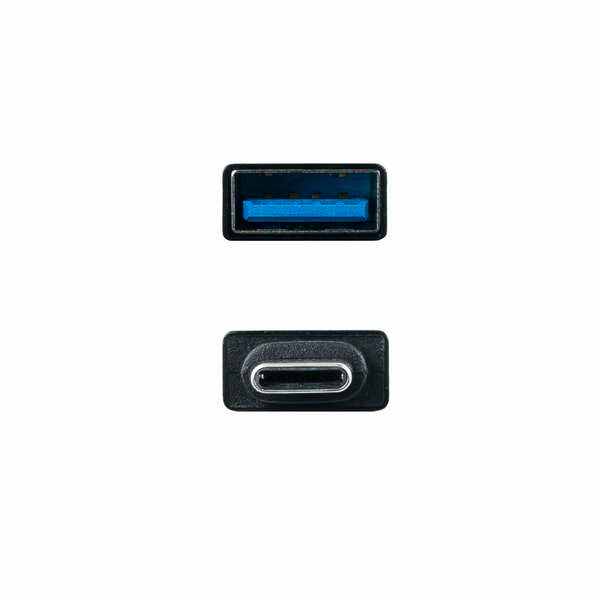 Nanocable Adaptador USB-C a USB 3.1 - USB-C/M-USB-A/H - Aluminio - Color Negro 1 pieza(s)