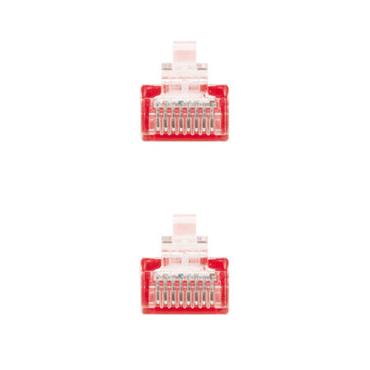 Nanocable - Cable Red Latiguillo RJ45 CAT.6 UTP AWG24  Rojo  25 cm