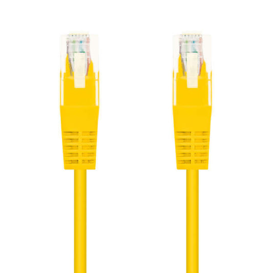 Nanocable - Cable Red Latiguillo RJ45 CAT.6 UTP AWG24  Amarillo  25 cm