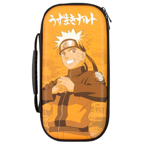 Konix Naruto Funda para Nintendo Switch - Capacidad para 8 Tarjetas de Juego - Bolsillo de Malla - Asa de Transporte 1 pieza(s)