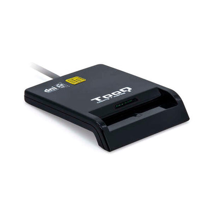 TooQ - Lector de Tarjetas Inteligentes DNIe SIM USB-C  Negro