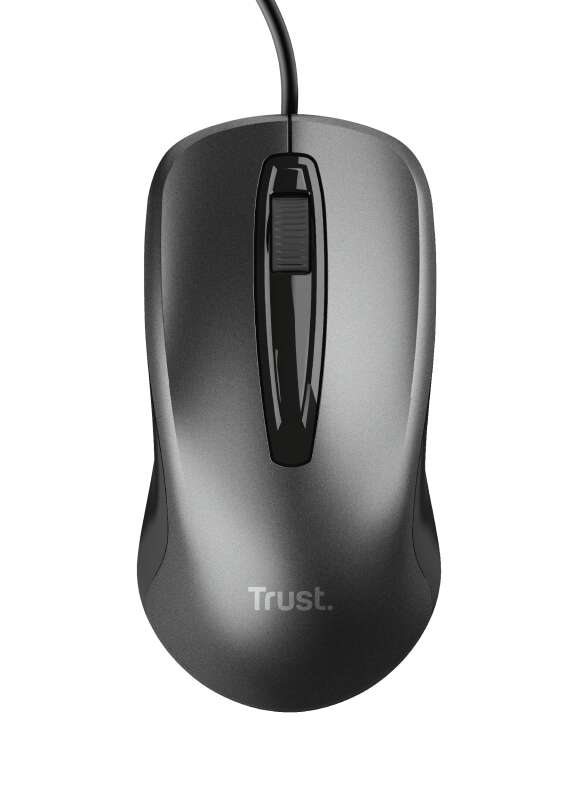 Trust - 24657 ratón Oficina Ambidextro USB tipo A Óptico 1200 DPI