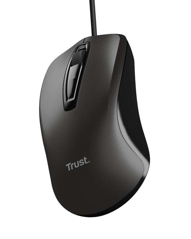 Trust - 24657 ratón Oficina Ambidextro USB tipo A Óptico 1200 DPI