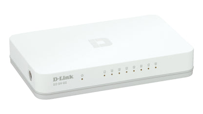 D-Link - GO-SW-8G/E switch No administrado Gigabit Ethernet (10/100/1000) Blanco