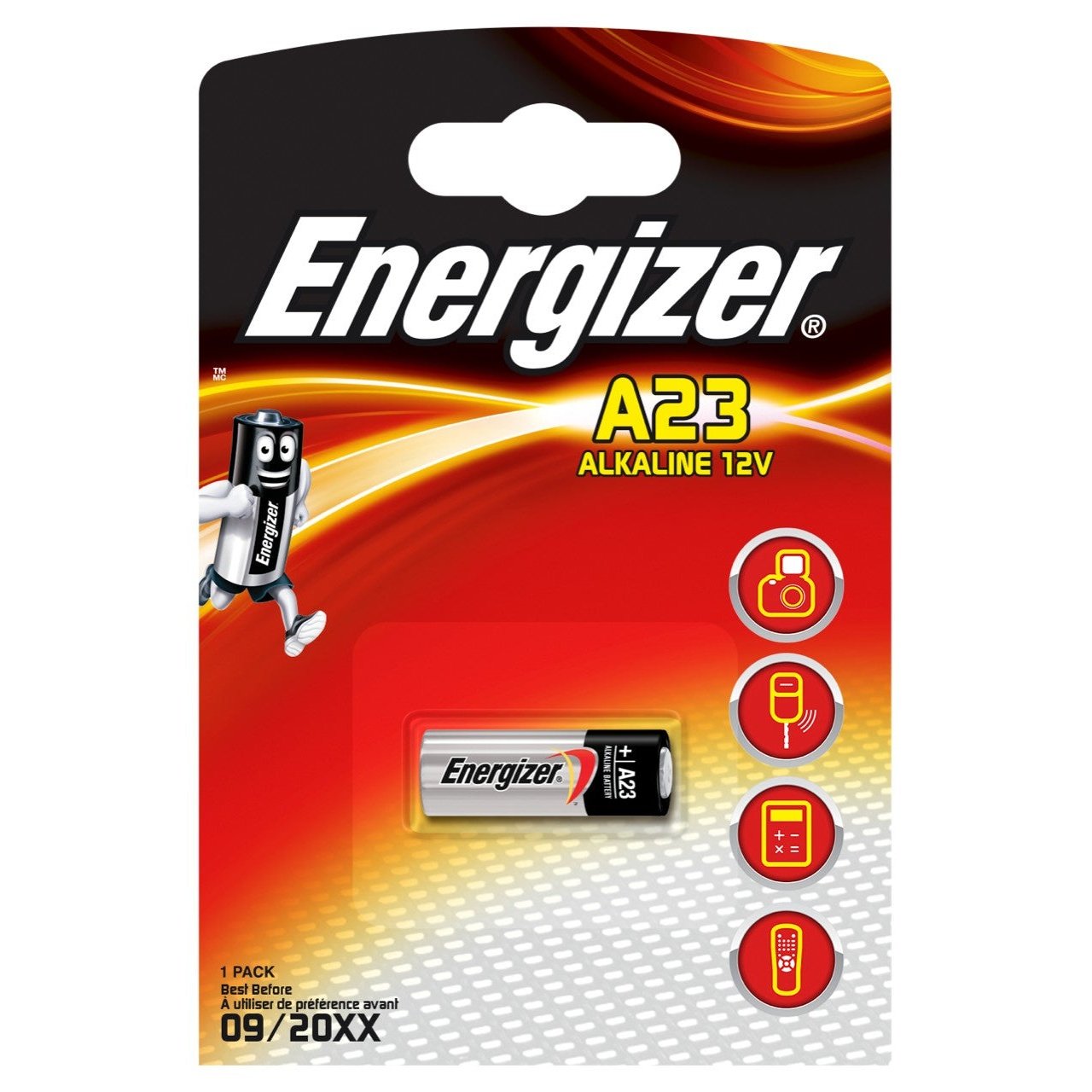 Energizer - A23 Batería de un solo uso Alcalino