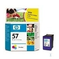 HP - 57 Tri-colour Inkjet Print Cartridge cartucho de tinta Original Cian  Magenta  Amarillo