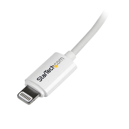 StarTech.com - Cable de 2m Lightning de 8 Pin a USB A 2.0 para Apple iPod iPhone 5 iPad - Blanco