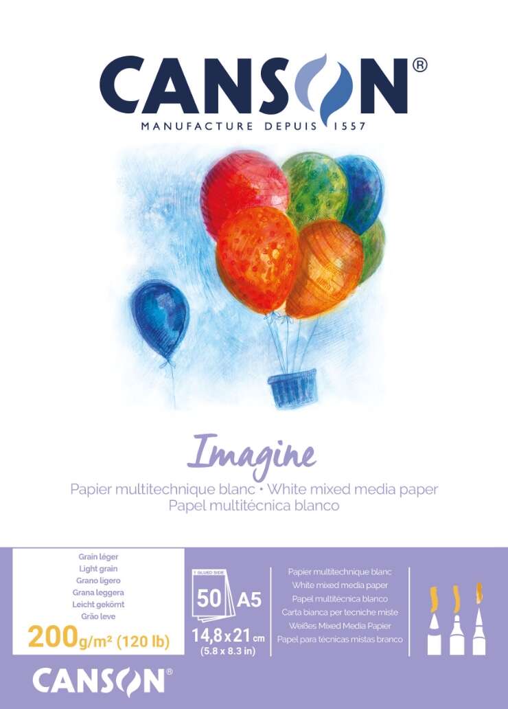 Canson - Imagine Arte de papel 50 hojas