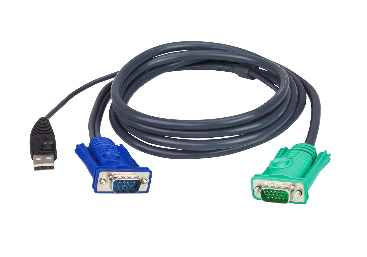 ATEN - Cable KVM USB con SPHD 3 en 1 de 1 8 m