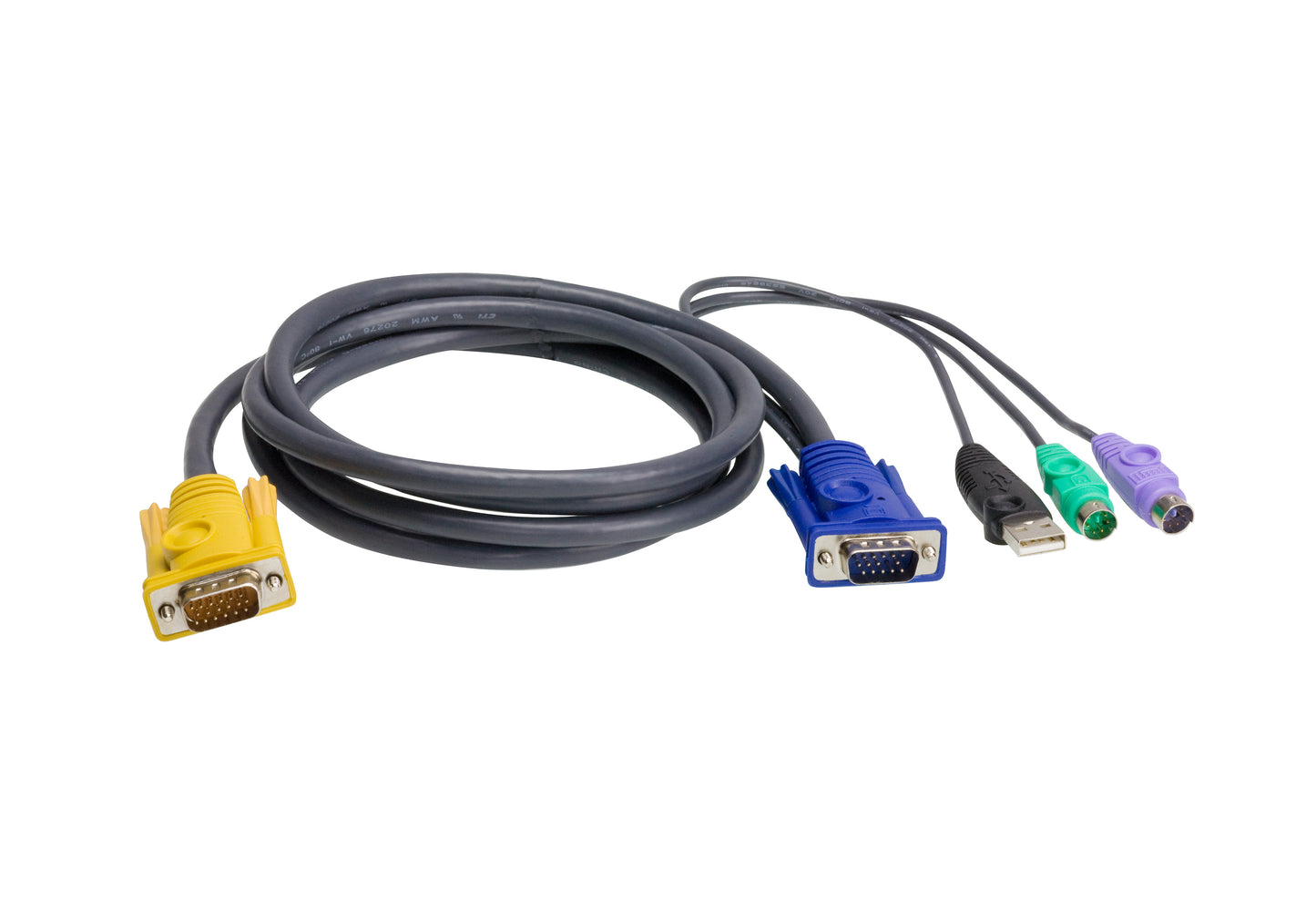 ATEN - Cable KVM PS/2-USB de 3 m