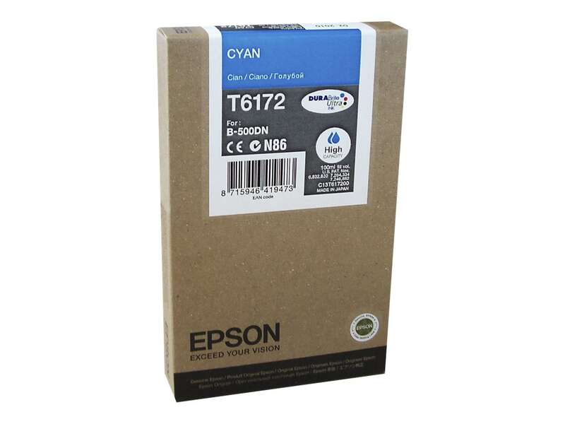 Epson T6172 Cyan Cartucho de Tinta Original - C13T617200 Tintasmurcia.com