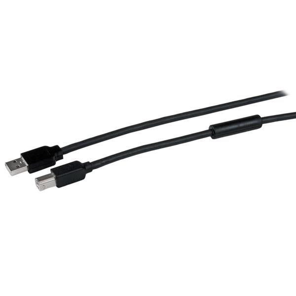 StarTech.com - Cable 15 Metros 15m USB B Macho a USB A Macho Activo Amplificado USB 2.0 - Impresora