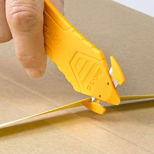 Olfa Pack de 10 Cutters Pequeños Desechables con Hojas Ocultas - Acero Inoxidable - Certificacion NSF - Maxima Seguridad - Uso Ambidiestro 1 pieza(s)